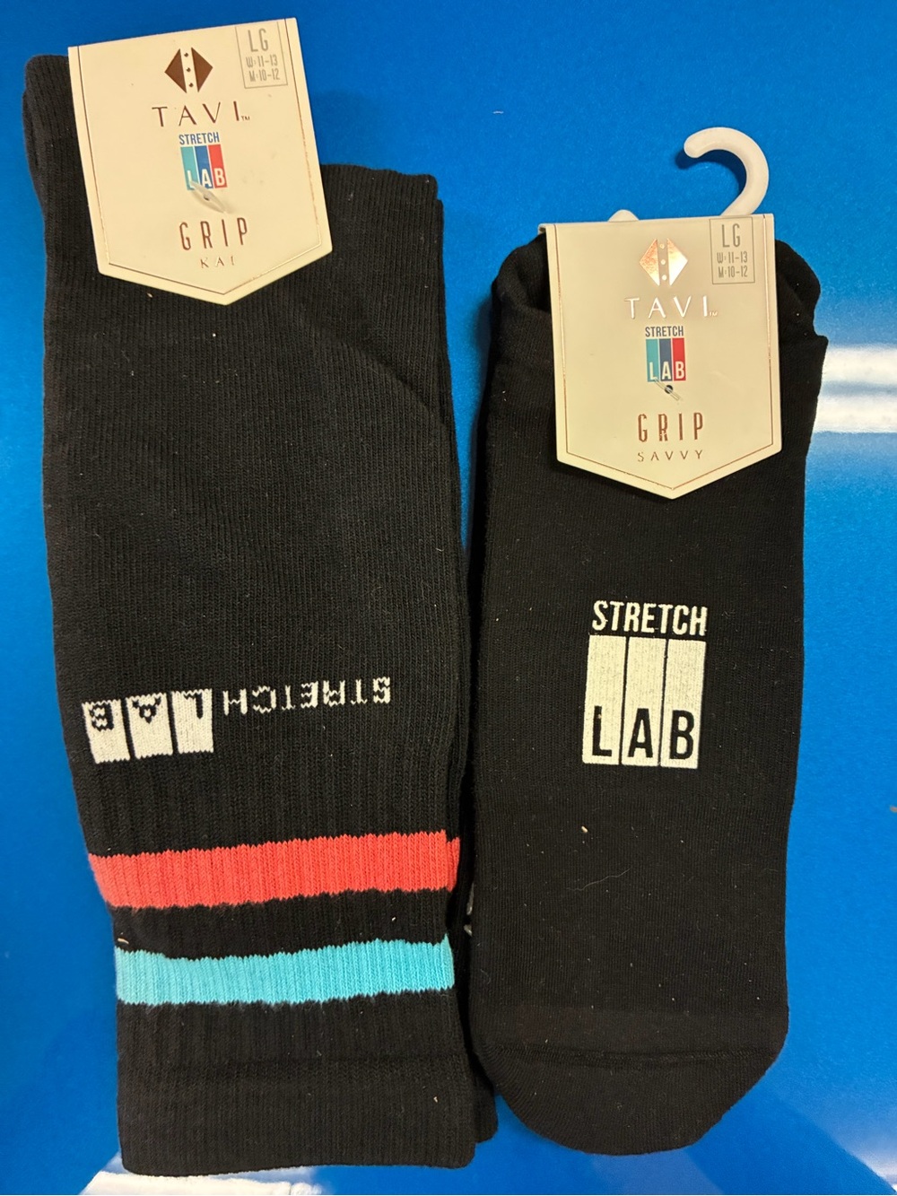 Black Grip Socks — 2-Pack